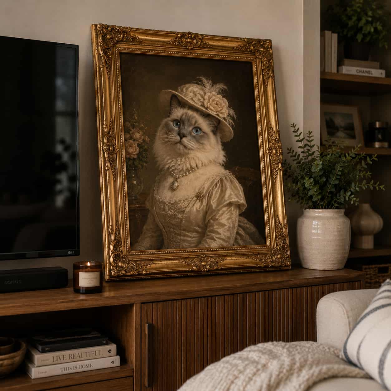Viktorijanski portret mačke